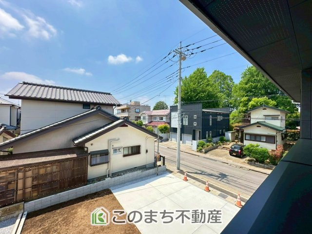 リガーレ宇都宮市江曽島町16期の展望|お庭が広いので、陽当り・解放感◎になっております！
