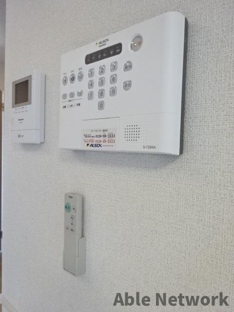 MKハイツDのセキュリティ|ホームセキュリティ加入していて防犯面も安心です！