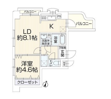 ステイツ天神東の間取り|間取り図です☆