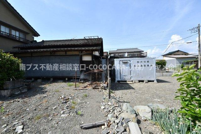 南アルプス市鮎沢の売地のその他|東側境界（南より撮影）