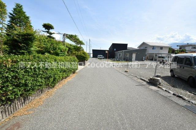 南アルプス市鮎沢の売地の周辺