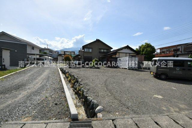 南アルプス市鮎沢の売地の周辺