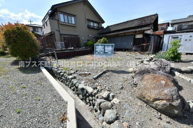 南アルプス市鮎沢の売地の外観|南東より撮影