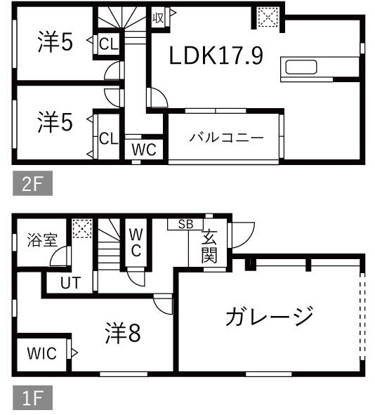 リュクラージュ土橋Ａの間取り
