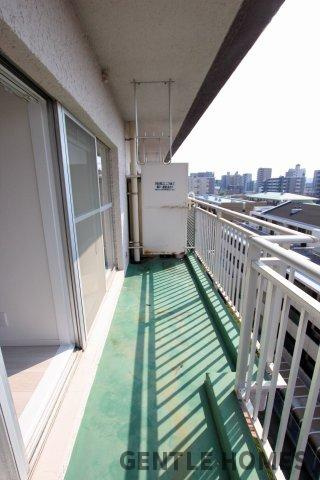 藤和城西コーポのバルコニー