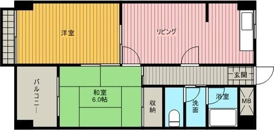 アリス一つ山の間取り