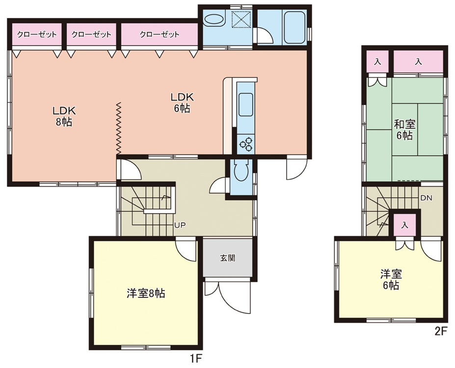 岡崎市滝町の間取り