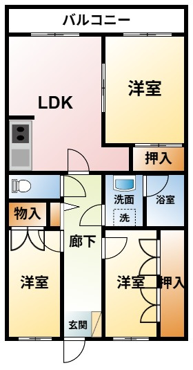 ライオンズガーデン千葉八街の間取り