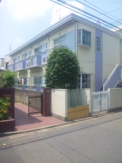 パインハイツの外観|南向き日当たり良好