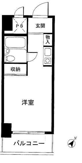 横浜市神奈川区神奈川２丁目の賃貸マンションの間取り