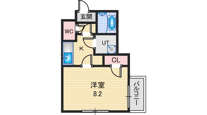 レジデンシア竹橋の間取り