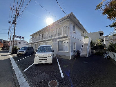 クレール上福岡の駐車場