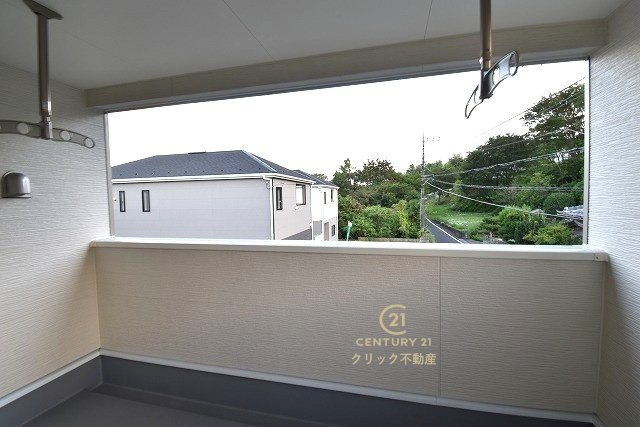 Cradlegarden　 常陸太田市増井町　第1　3のバルコニー|お部屋から出られるバルコニーです。ちょっと気分転換に外の景色を眺めて深呼吸もいいですね。