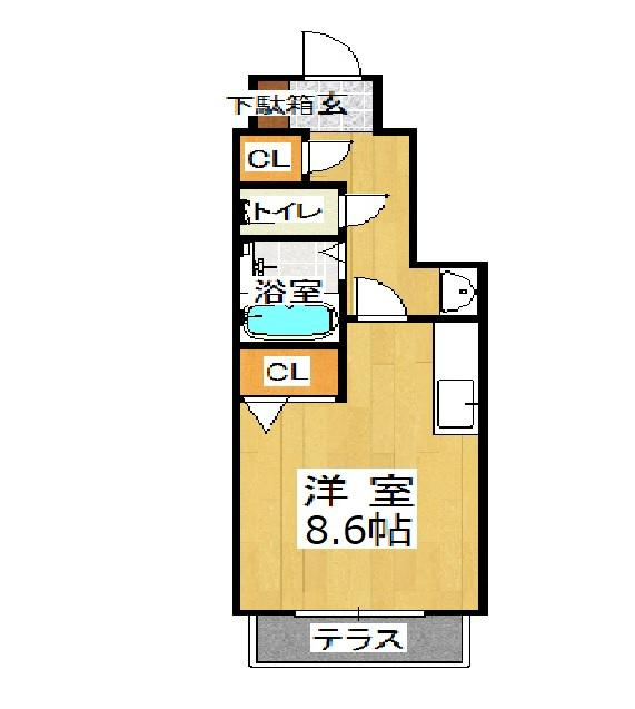 セレッソ八木の間取り