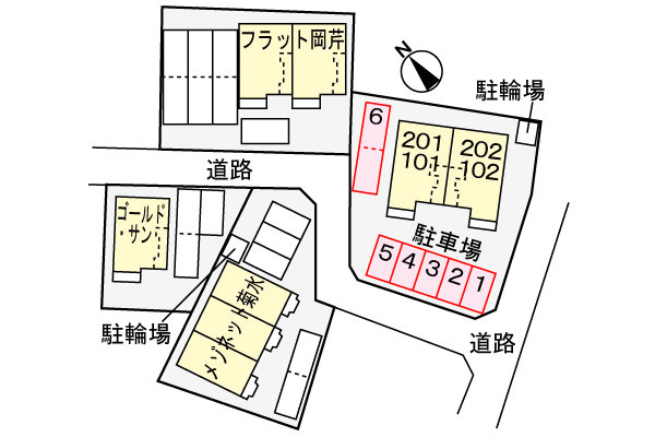 菊水Ⅱの区画図