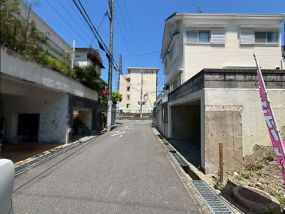【前面道路含む現地写真】 | 高槻市柱本新町　建築条件付売土地