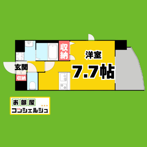 プレサンス金山グリーンパークスの間取り
