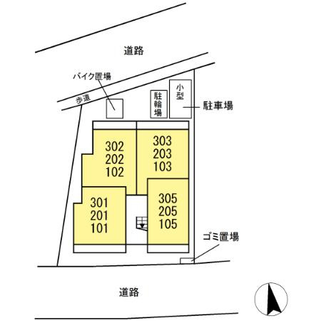 D Paina 日吉本町Ⅱの区画図