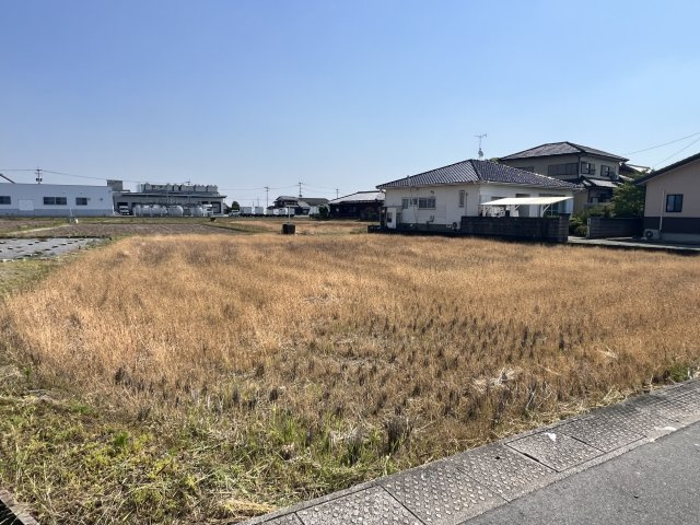 柳川市西蒲池の売地の外観