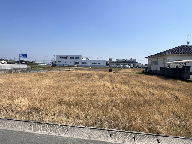 柳川市西蒲池の売地の外観