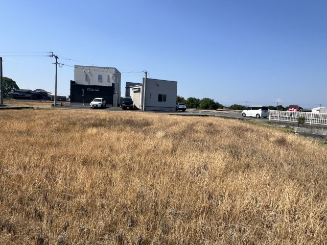 柳川市西蒲池の売地の外観