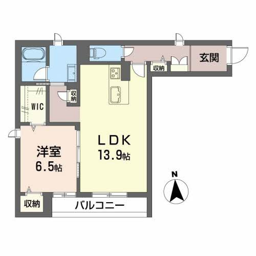 シャーメゾン ラヴニーナ セカンドの間取り