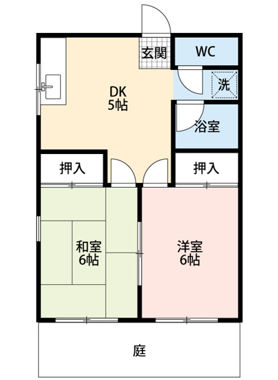 【間取り】 | 鶴田アパート