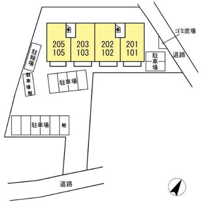 【区画図】 | セジュール諸岡