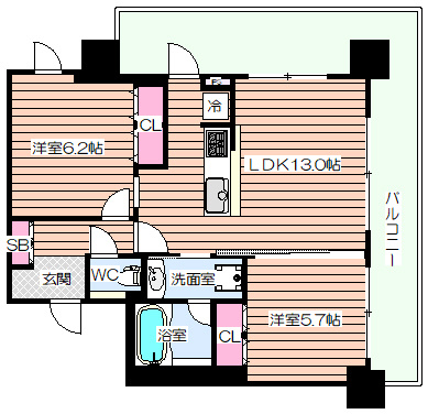 【間取り】 | GRAND VILLASSE 福島