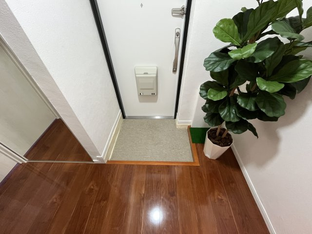 南平野住宅1号棟の玄関