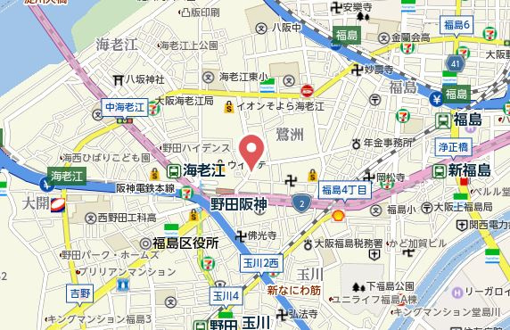 【地図】 | シティレジデンス福島X