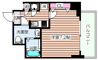 【間取り】 | ディナスティ福島Ⅱ