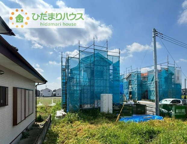 【外観】 | 筑西市市野辺25-P1　新築戸建　3号棟 | （5/15撮影）