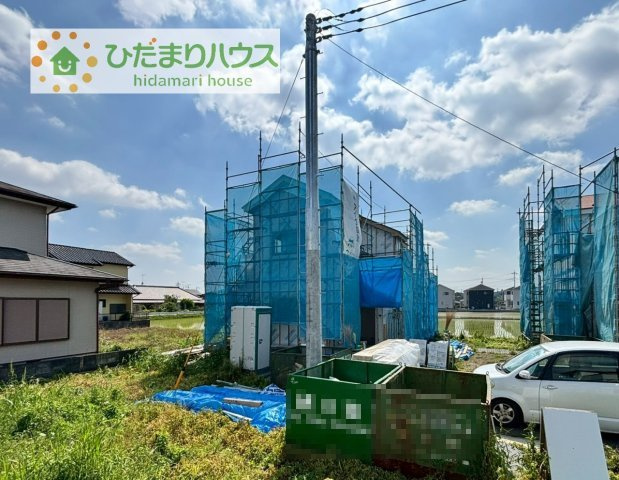 【外観】 | 筑西市市野辺25-P1　新築戸建　3号棟 | （5/15撮影）