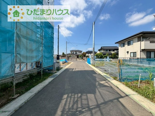 【前面道路含む現地写真】 | 筑西市市野辺25-P1　新築戸建　3号棟 | （5/15撮影）