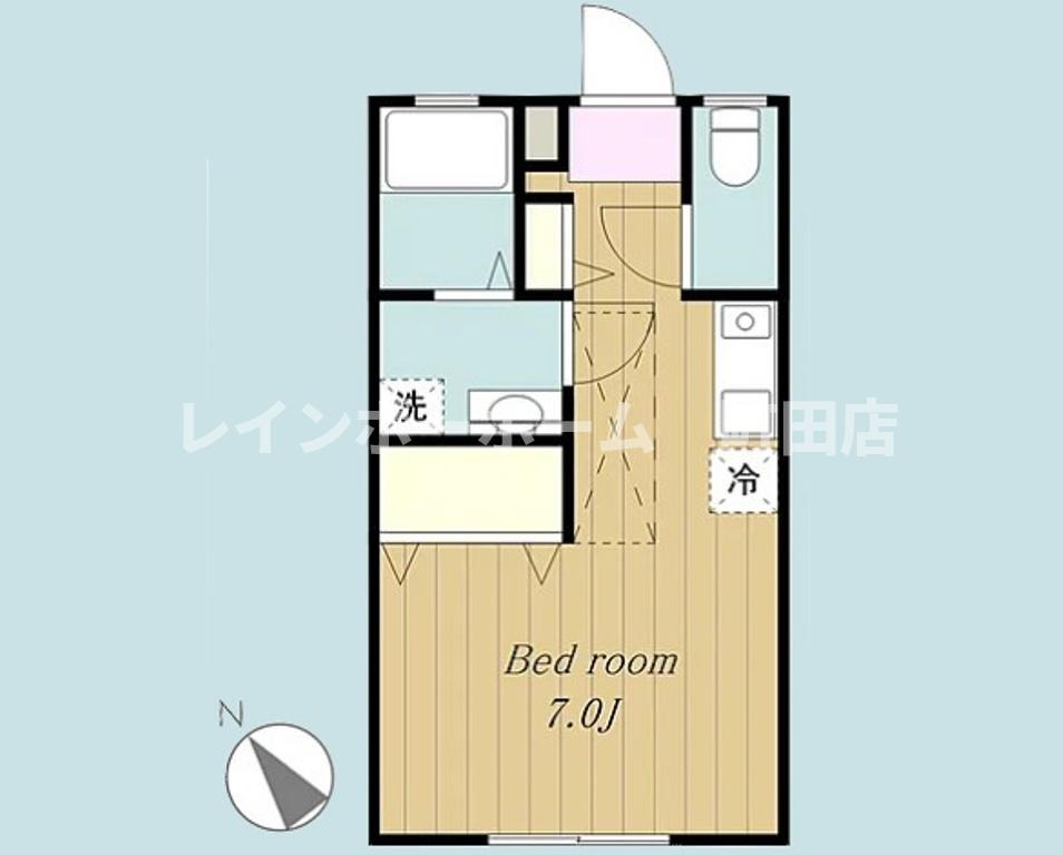 ペリセ※初期費用分割後払いサービス利用可能物件の間取り
