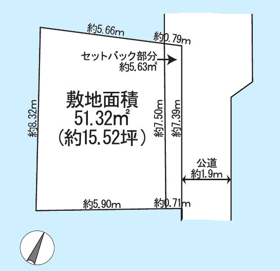 港区赤坂4丁目の土地図