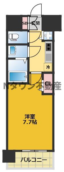 【間取り】 | プレサンスジェネ栄 | 間取りです。
