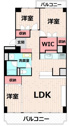 【間取り】 | ４LDKから３LDKにリノベーションされた室内です。