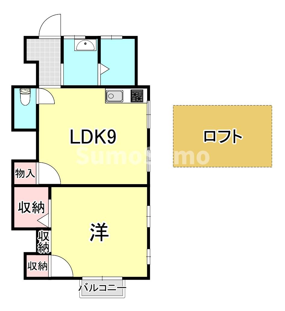 ドミール東芦屋の間取り
