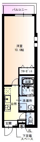 フジパレス住吉沢之町Ⅰ番館の間取り