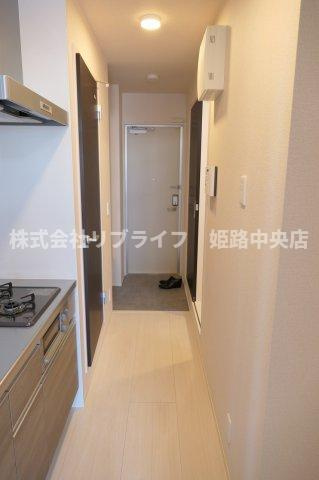 ロータス長町A棟の玄関