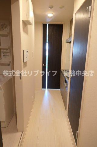 ロータス長町A棟の玄関