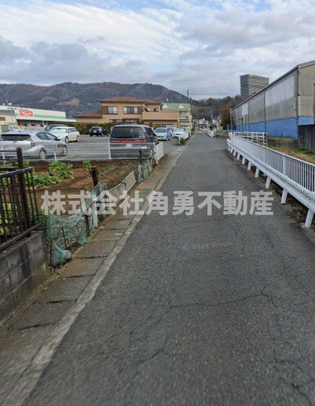 大井町金子　売地　C区画の前面道路含む現地写真|前面道路含む現地