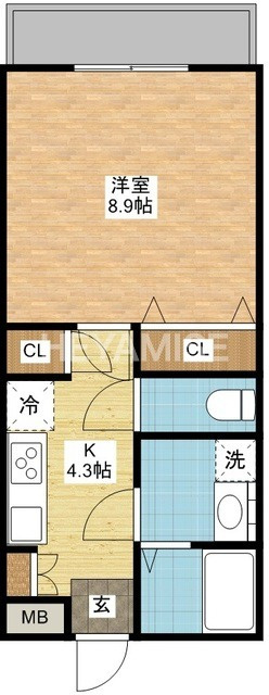 Signpost矢の平の間取り
