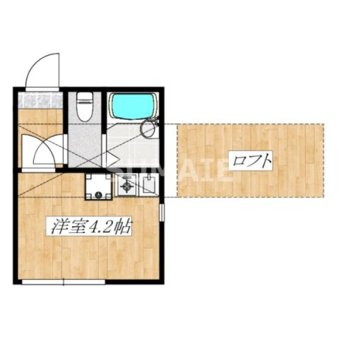 エスポワール西尾久の間取り|2面採光の角部屋です♪