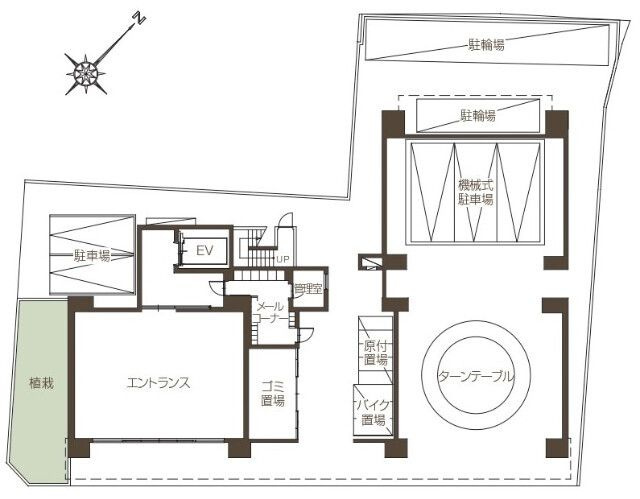 プレジオ阿波座2-8Fの区画図