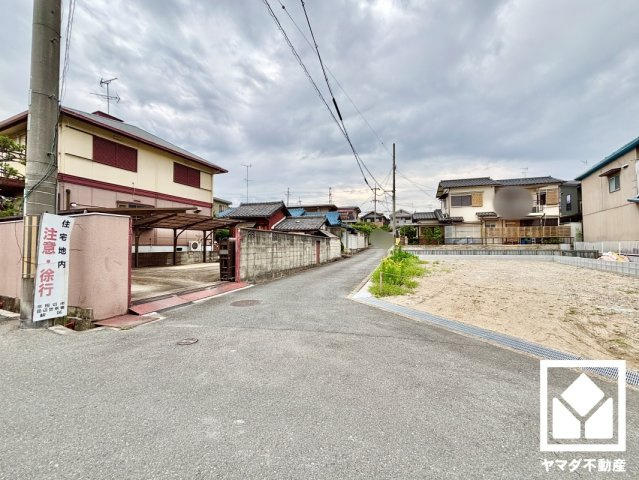 京田辺市薪水取　1期　1号地の前面道路含む現地写真|5月16日　現地写真更新