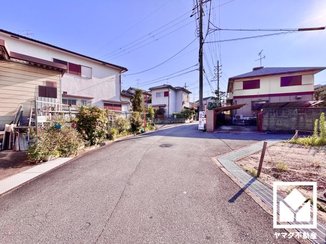 京田辺市薪水取　1期　1号地の前面道路含む現地写真|7月9日　現地写真更新