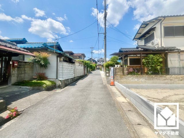 京田辺市薪水取　1期　1号地の前面道路含む現地写真|5月16日　現地写真更新